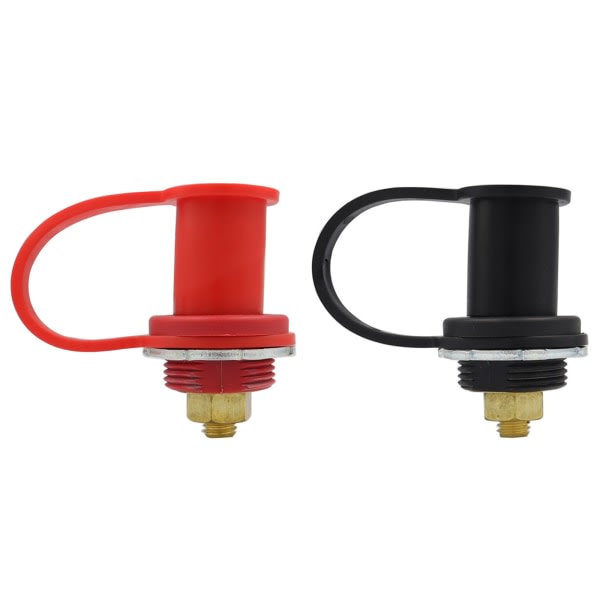 Batterilader, opladnings- og jump-terminaler til RV Motorhome Yacht Sort