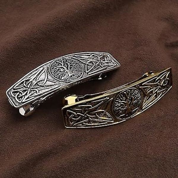 2kpl Retro-hiuspanta Elämänpuu Elämänlähde Metalli Hiustenklipsu Koriste Hiussoljet Headpiece Vi
