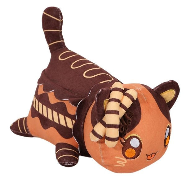 Aphmau Meemeow Plyschdocka Kattdocka Mjuk Kudde Leksak för Barn Jul Födelsedagspresenter Chokladkatt