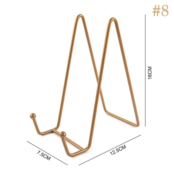 Jernkunst Magasin Display Stativ Diskställ Tallerken Skål Bilde Fr Brun L Brown L
