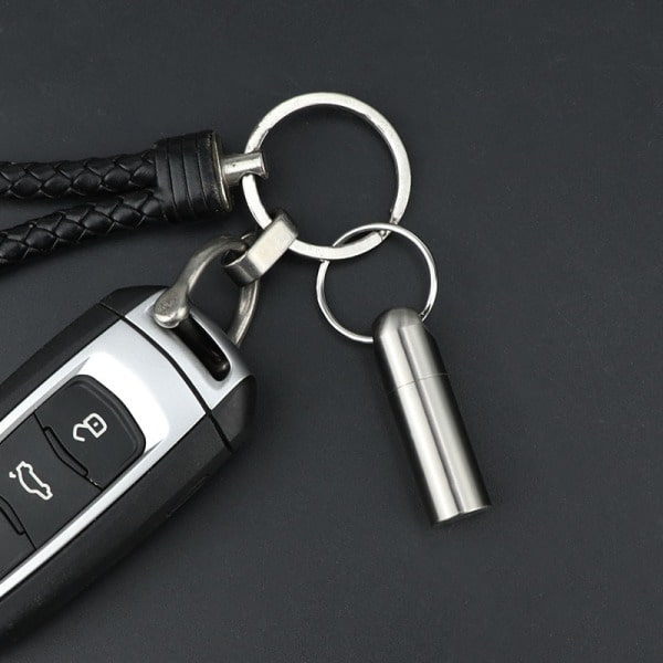 Ren Titanium Mini forseglet vanntett etui medisintabletter