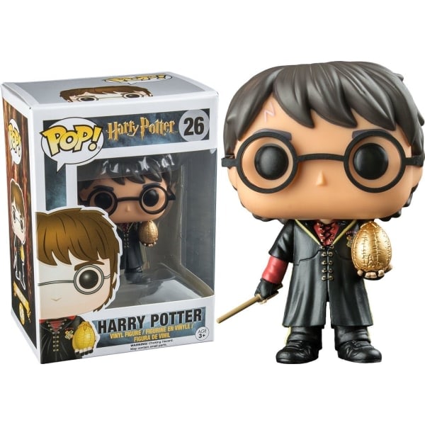 Barbie Funko!POP! Film: Harry Potter: Harry Potter håller ett guldägg förklädd till en poserbar docka