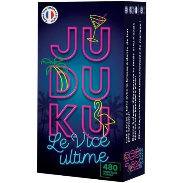 JUDUKU - The Ultimate Vice - Brædspel for aperitif og fest - Kortspil for voksne