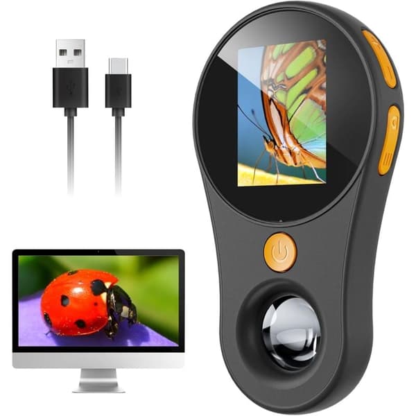 Bärbart digitalt mikroskop 500x med 2,0 \"