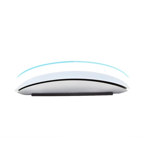 Magic Mouse: Langaton, Bluetooth, Ladattava. Multi-Touch-pinta Ohut Magic Mouse Sileä ladattava langaton - valkoinen