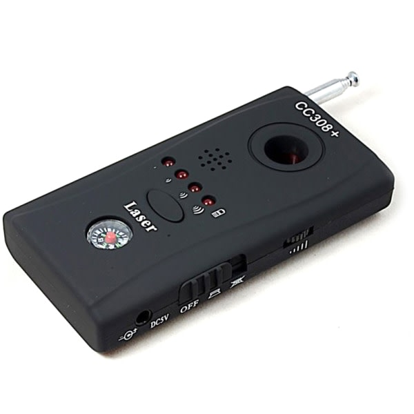 Camera Hidden Finder Anti Spy Bug Detector CC308 Mini Wireless Black onesize Black onesize