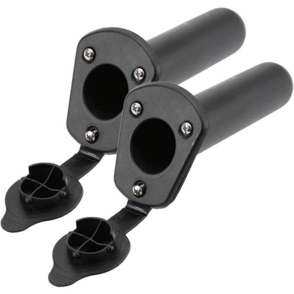 CDQ 2 stk kajak stang holder, stangstativ med lås og monteringsskruer, fiskestangs holder