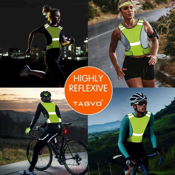 Hög synlighet reflexväst - Dam & Herr - Andas - Li