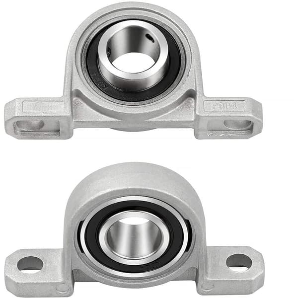 Kullagerenheter 12mm, Zinklegering Kullager med Solid Gjutjärnsbas