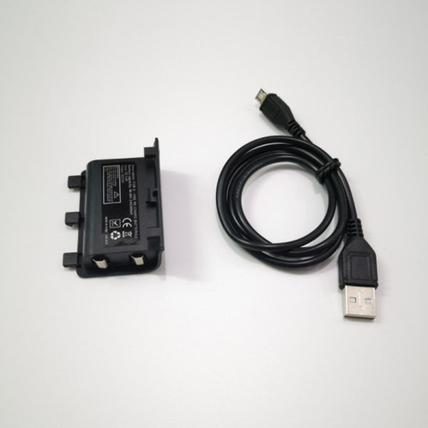 2400mAh uppladdningsbart backup-batteripaket med USB -kabel för XBO Black onesize Black onesize