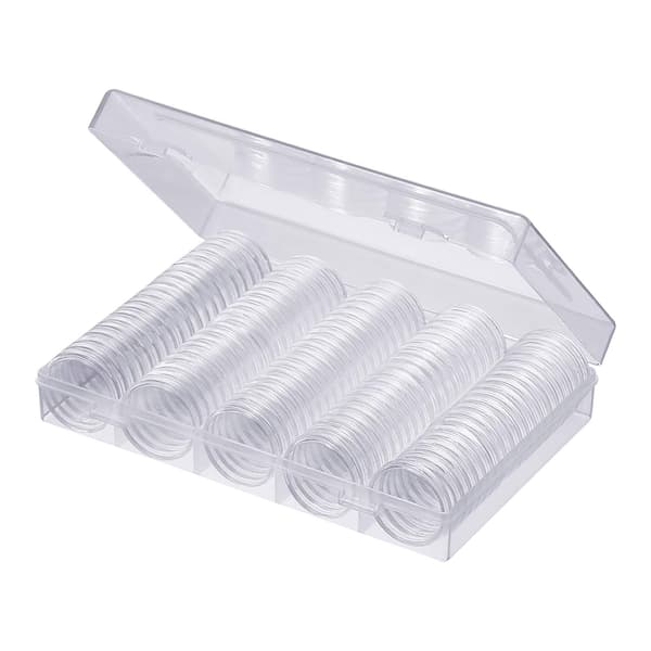 Plastmyntförvaringslåda 30 mm mynthållare för samlarmynt