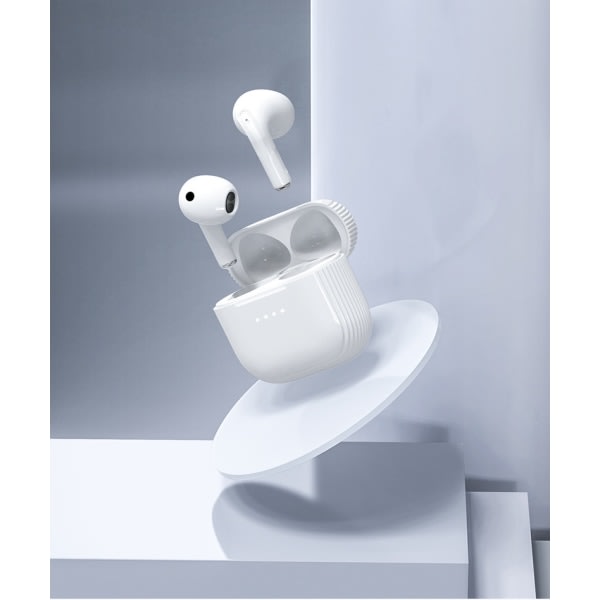 Vattentäta Bluetooth-hörlurar med fodral - Vita White