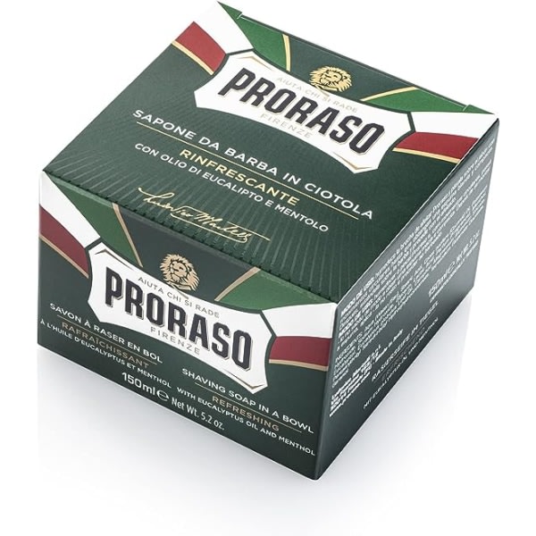 Proraso 8004400000000 Barbercreme med Eukalyptus, 150 ml