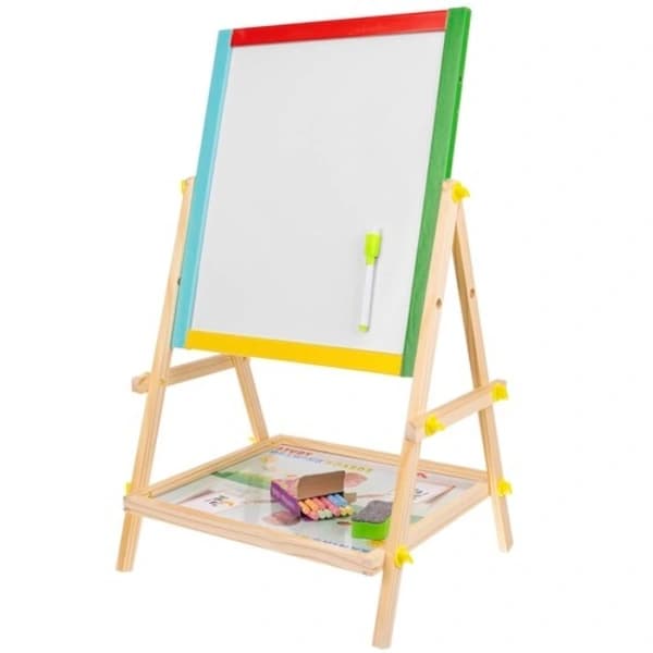 Whiteboard/Blackboard Tavle til Børn - Dobbeltsidet