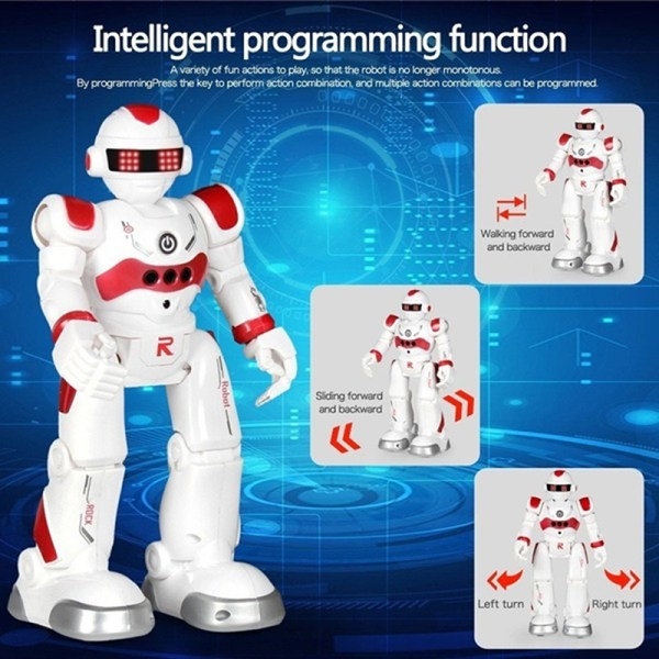 2021 NYHED Seneste Smart Robot RC Robot Flerfunktionsladdningsleksaker 2017 mini Blå One Size 2017 mini Blue One Size