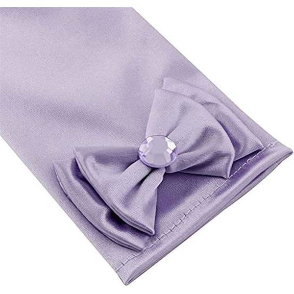 Prinsessan Elsas Kostymtillbehörssats för Barn, Inkluderar Fläta, Tiara, Handskar och Trollstav 6pcs - Purple