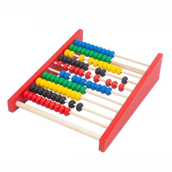 Träram för intelligensutveckling för barn Matematik för 3-6 år gamla Pedagogiska träleksaker för barn Logg