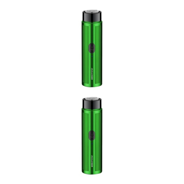 1/2/3/5 Mini sähköinen partakone miehille langaton latautuva Vihreä 2.7x9cm 2Set Green 2.7x9cm 2Set