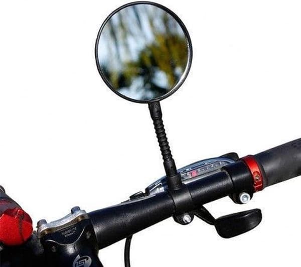 Justerbart Cykelspejl - 84mm - Sort
