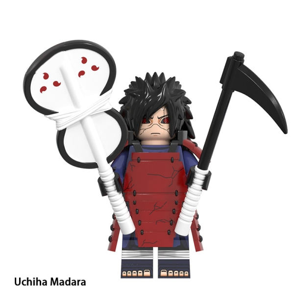 5st Narutos Blocks Byggklossar Madara Zetsu Might Guy Sasu vit one size white one size