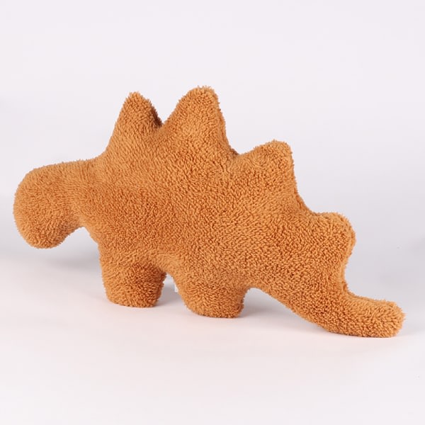 Ny Dino Nugget Pude Kylling Blok Pude Triceratops Plysj D D D D