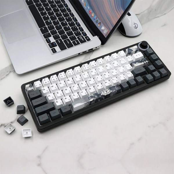 140 nøkler blekk lotus for keycaps japansk PBT dye subbed OEM profil keycaps for MX brytere mekanisk tastatur keycap S