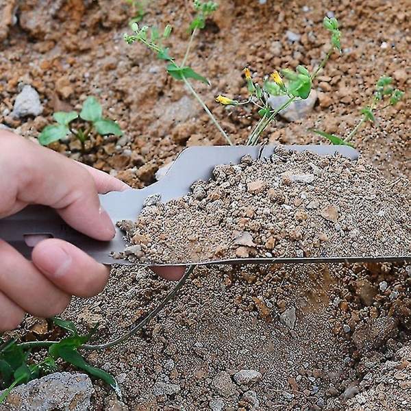 Ren Titanium Ultralett Ryggsekk Potte Spade Utendørs Kompakt Bæsj Spade/ Multi Multiverktøy for Vandring Camping og Overlevelse