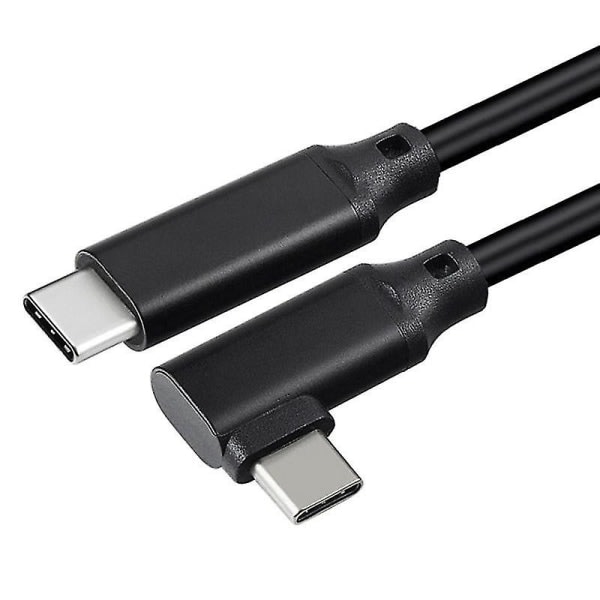 Vr-datakabel Armbåge Typ-c Datakabel Usb3.1 Gen 2 Dubbel Hane Videoprojektionskabel 20 Vr Mobilspelskabel (Grå fläta) Grå fläta 2M