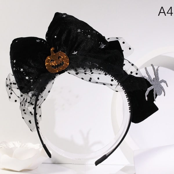 Halloween Djävul Hårband Halloween Fest Dekoration Spindelnät A4 onesize A4 onesize