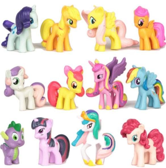 12-pak My Little Pony Figurer