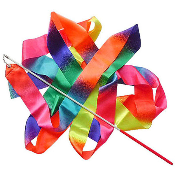 4m Gymnastikband Gym Band Rytmisk Gymnastik Utrustning D Röd 2m red 2m