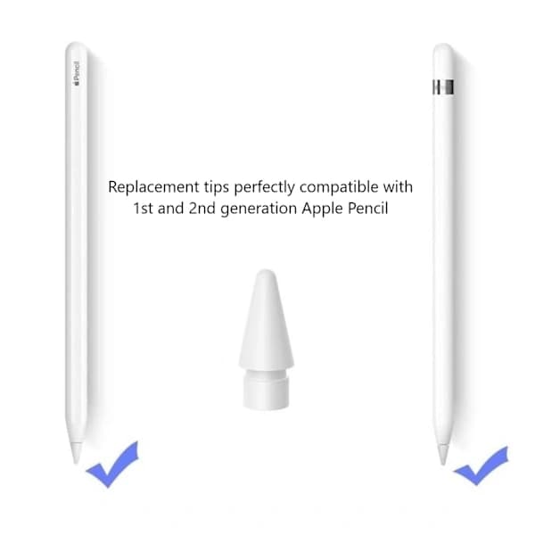 Replacement Tip for Apple Pencil 1/2 Gen – 4 Tips for Apple Pencils