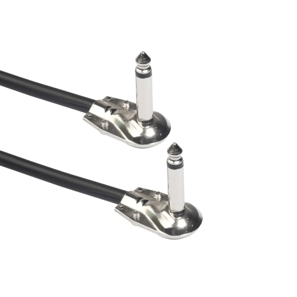 Gitarr Patchkabel 6 Tum Gitarr Effektpedal Kabel 6.35mm Hane till Hane Gitarr