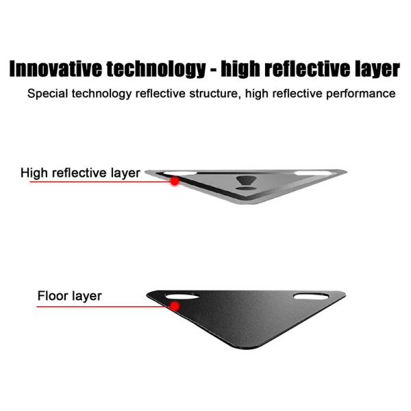 Pyörän heijastinkyltti logo Pyöräkolmio Tiny Reflector Cycli Gray C Gray C