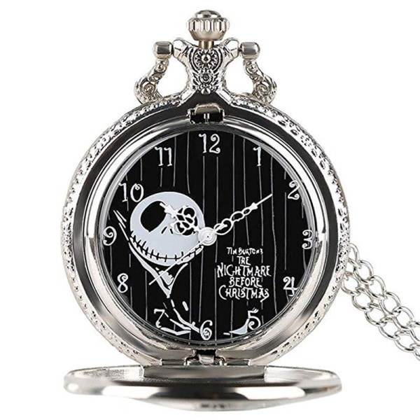 Kello Jack Skellington Tim Burton Elokuva Lapsi Pe Musta Yksi koko Black one size