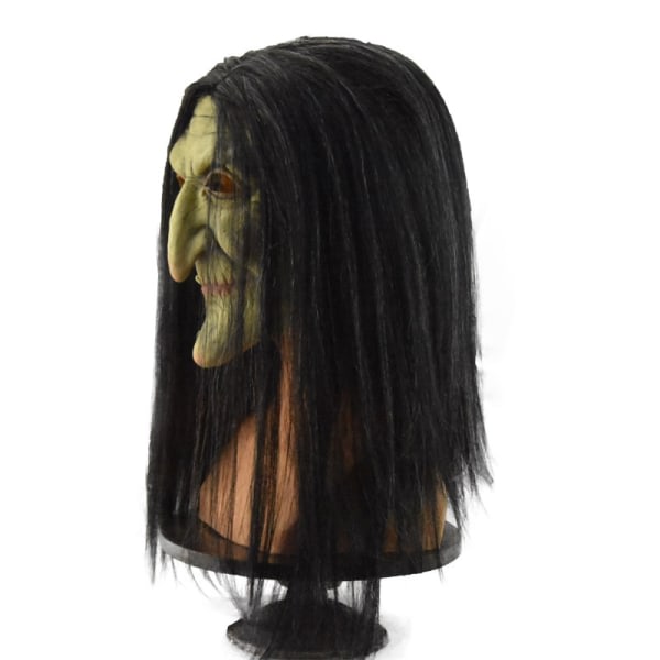 Påsksimulering gammal häxmask kvinnlig spöktrick läskig mask Halloweenfest läskig häxmask