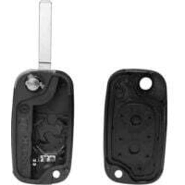 Renault Nøgle Shell Case - Kompatibel med Clio 3, Kangoo, Twingo, Wind, Master, Modus, Trafic - 2 Knappers Erstatningscover