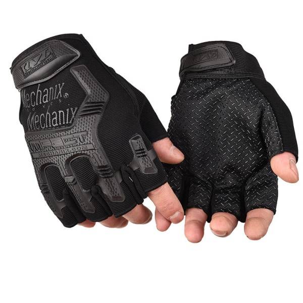 Taktiske militærhandsker Paintball Airsoft Shot Soldier Combat Black