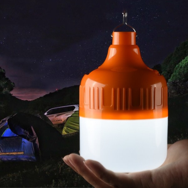 USB-uppladdningsbar LED-lampa, nattmarknadslampa, utomhus