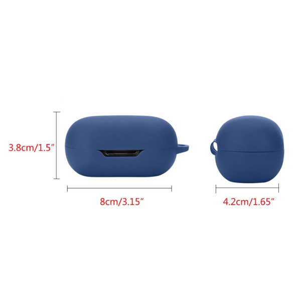 Kompatibel med TOZO Case X1 Stødsikkert headset etui Slagfast cover Anti-støv vaskbart cover Sort Black