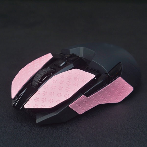 Mus Hud Side Klistremerker Svettebestandig Grepsteip Anti-Skli Firfisle Hud for Logitech G900 G903 Hero Sug Svette Klistremerker null - 5