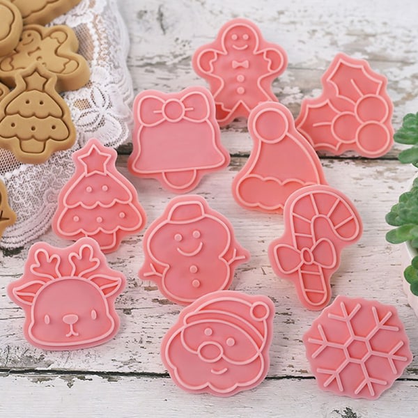 10st Jul Cookie ter Set Julbakning Snöflinga Biscu