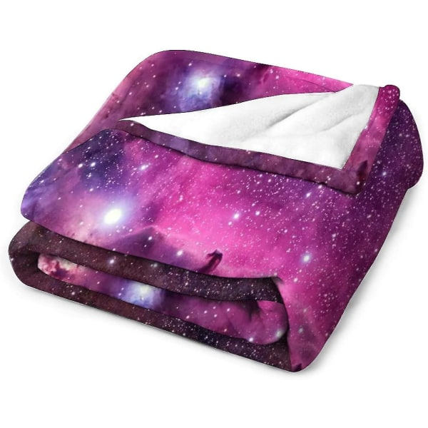 Galaxy Fleece Tæppe Let Blød Hyggelig Sovesofa Stue Alle Sæsoner-o394 50x40in 125x100cm