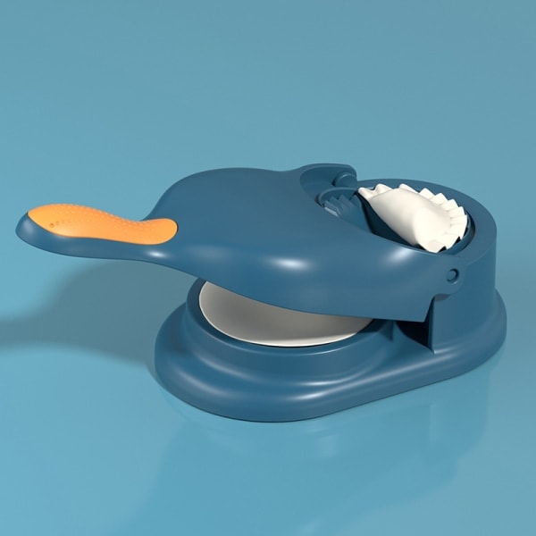 2 i 1 DIY Dumpling Maker Dumpling Skin Press Dough Presser Mol Blå one size Blue one size