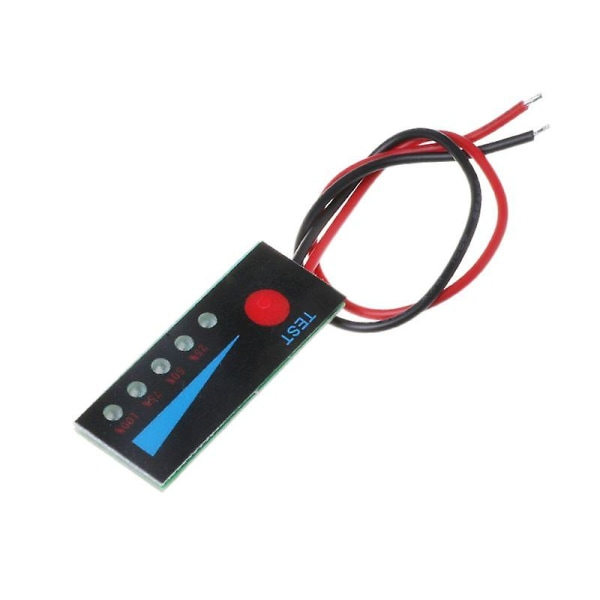 3,7 V litiumakku virtalähde LED-jännitteenmittarille