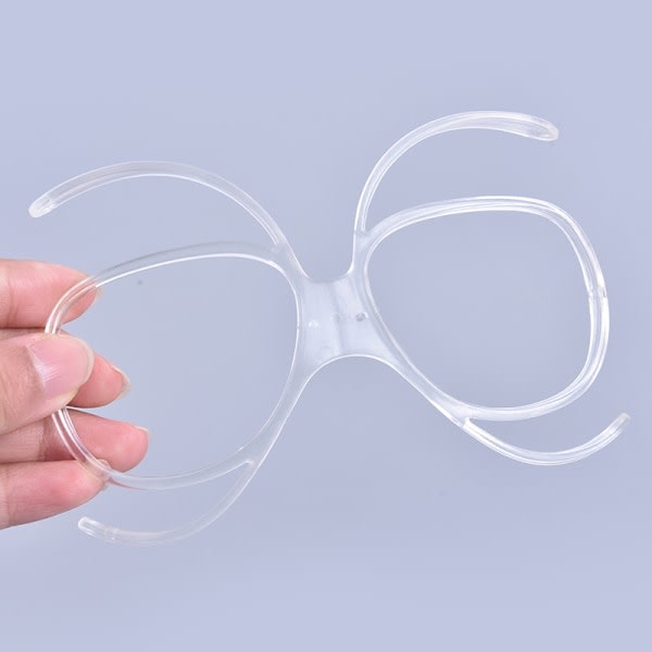 Skidglasögon Myopia Frame Insert Optisk Adapter Flexibel Prescr Transparent onesize Transparent onesize