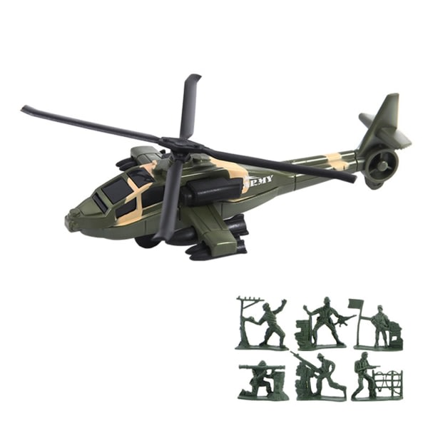 Pansarfordon modell leksak terrängbilar för tankhelikopter Skala 1:52 Högkvalitativt slitstarkt material Semesterpresenter f null - 4