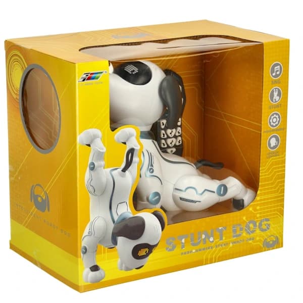 RC-robothund som hopper og går tur