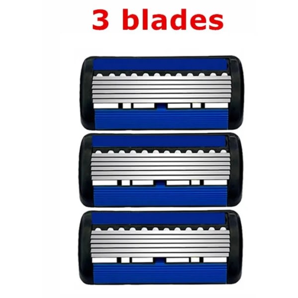 Razor Classic 6-blads säkerhetshyvel för män och kvinnor 27 blad Manuell rakhyvel 3 blad 3 blades