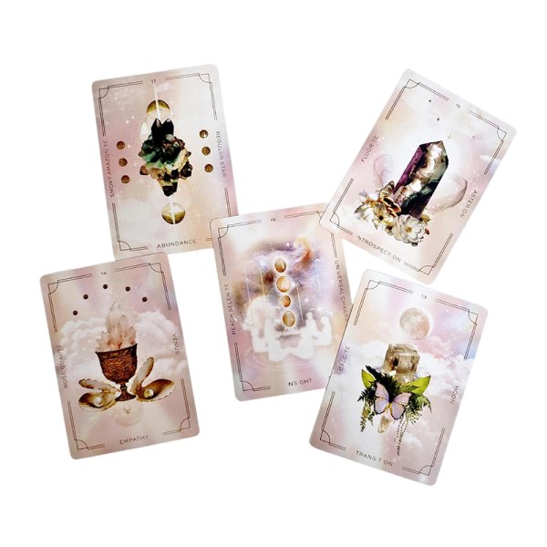 Astral Realms Crystal Oracle Card Tarot Family Party Brädspel one size one size one size one size